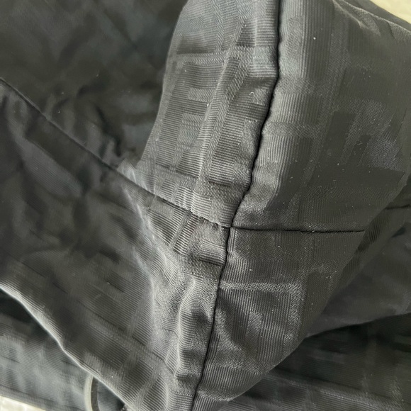 Authentic vintage Fendi Zucca tote. Black fabric. Vintage. Includes dust bag. - Picture 6 of 11